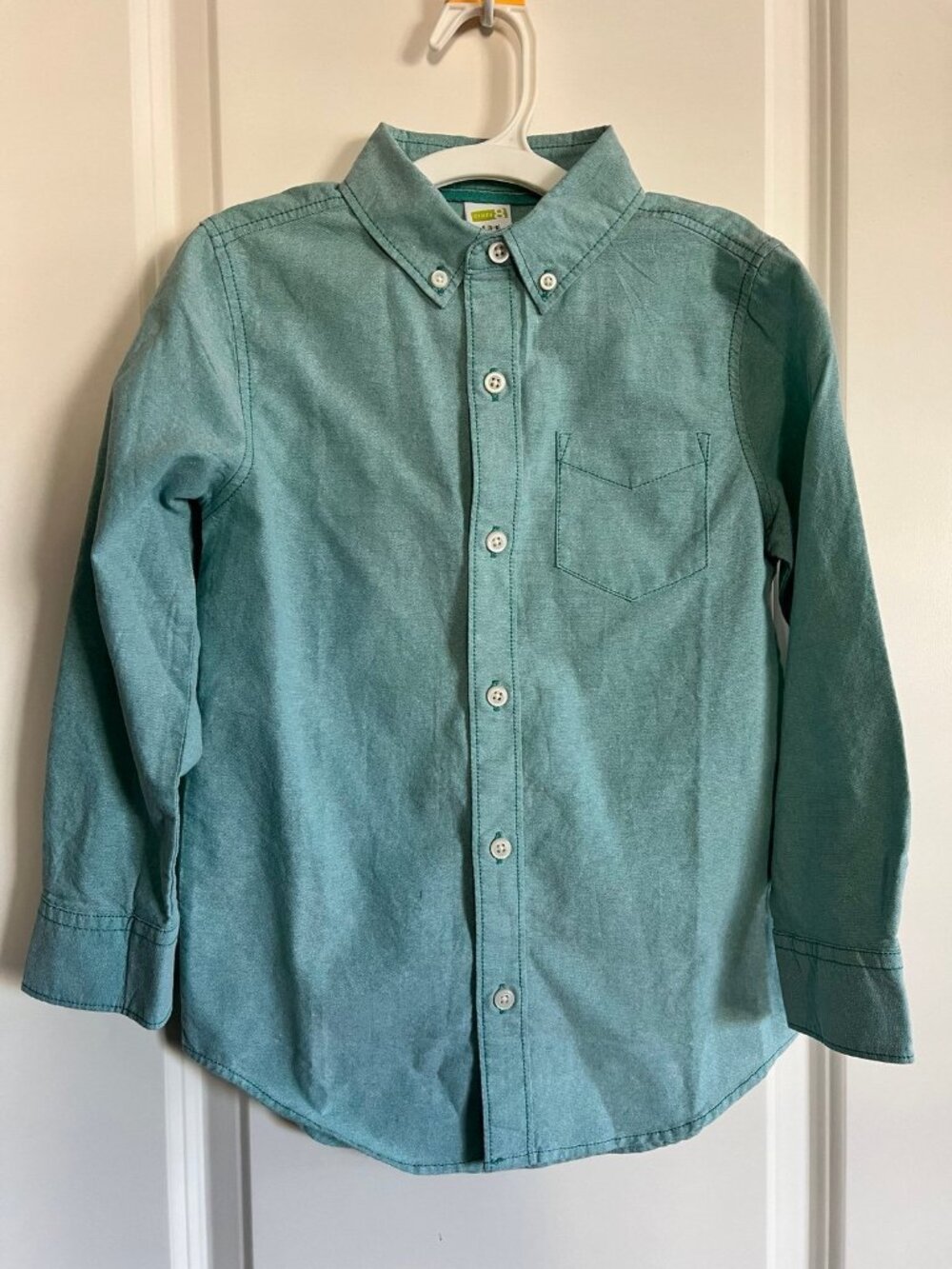 New With Tag Boys Crazy 8 Button Down Easter Shirt in mint